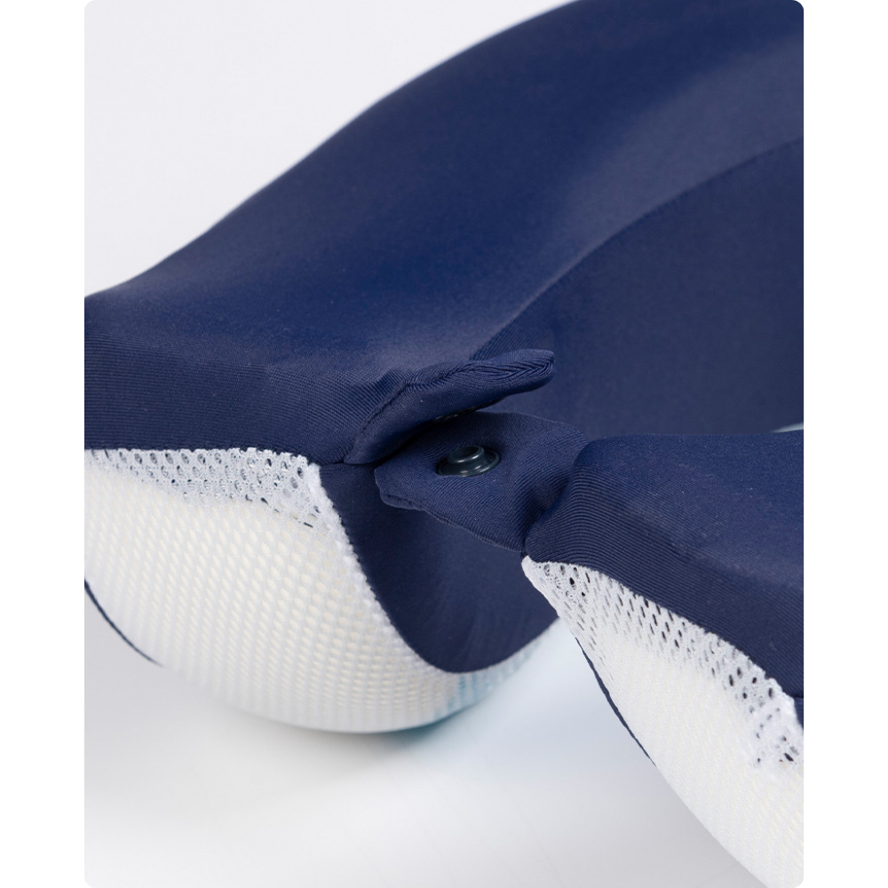 Détail fermeture Tour de cou à mémoire de forme avec surface en gel Omilys ErgoGel™